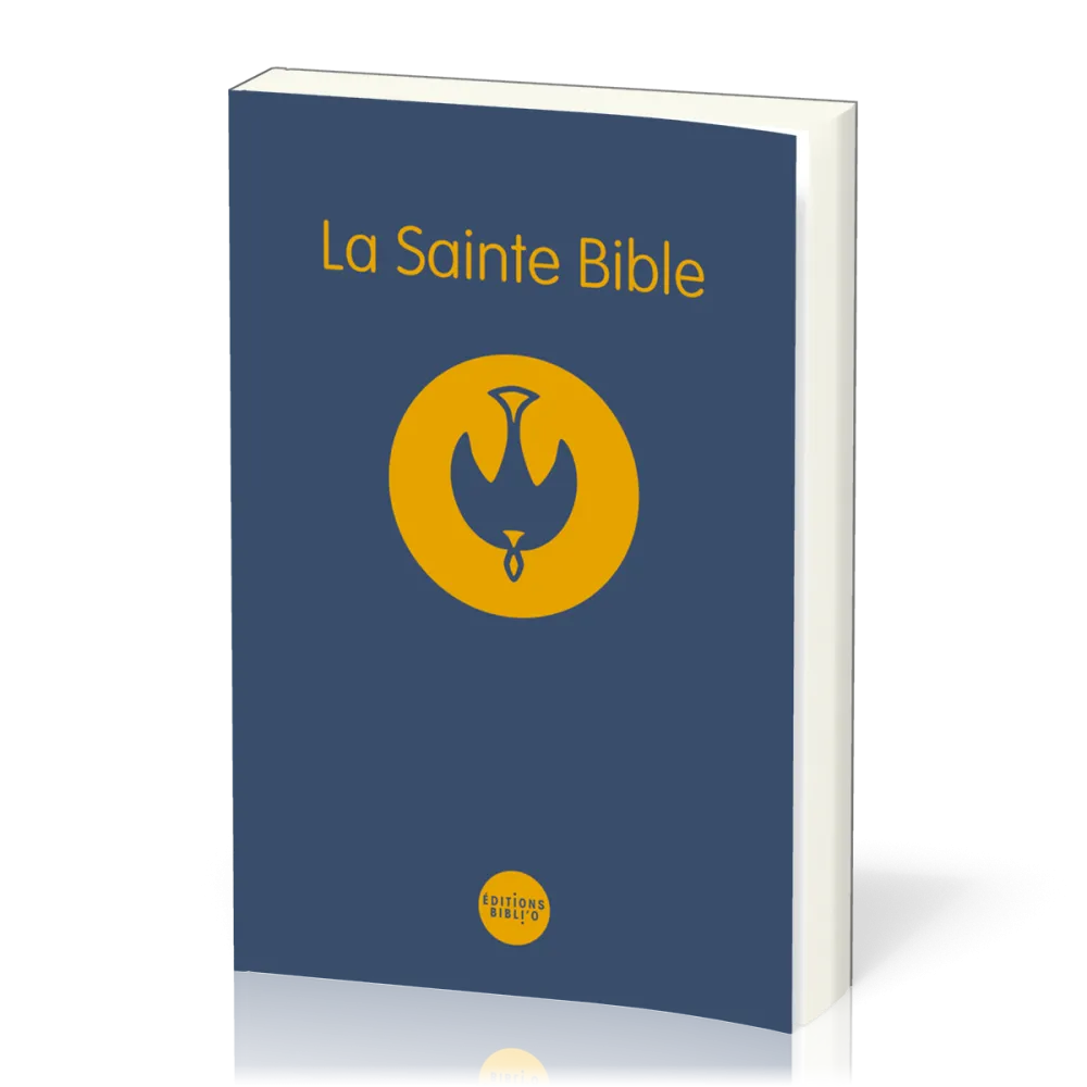 Bible Colombe broché - Couverture souple bleue (1978)