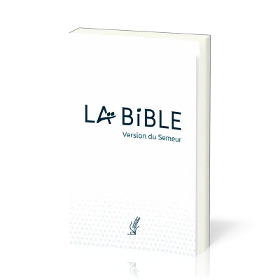 Bible Semeur, couverture souple blanche, tranche blanche