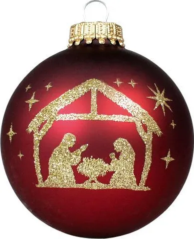 Boule de sapin de Noël "Nativité"