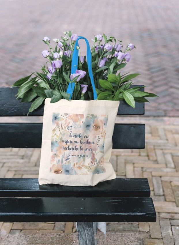 Tote bag "Aime la vie..."