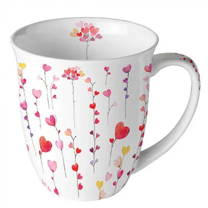 Mug 0.4 L Guirlandes de coeurs
