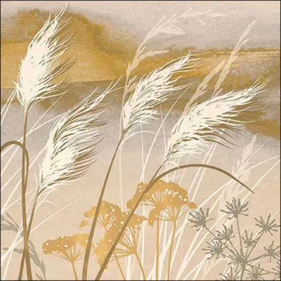 Serviette grande Herbes dansantes