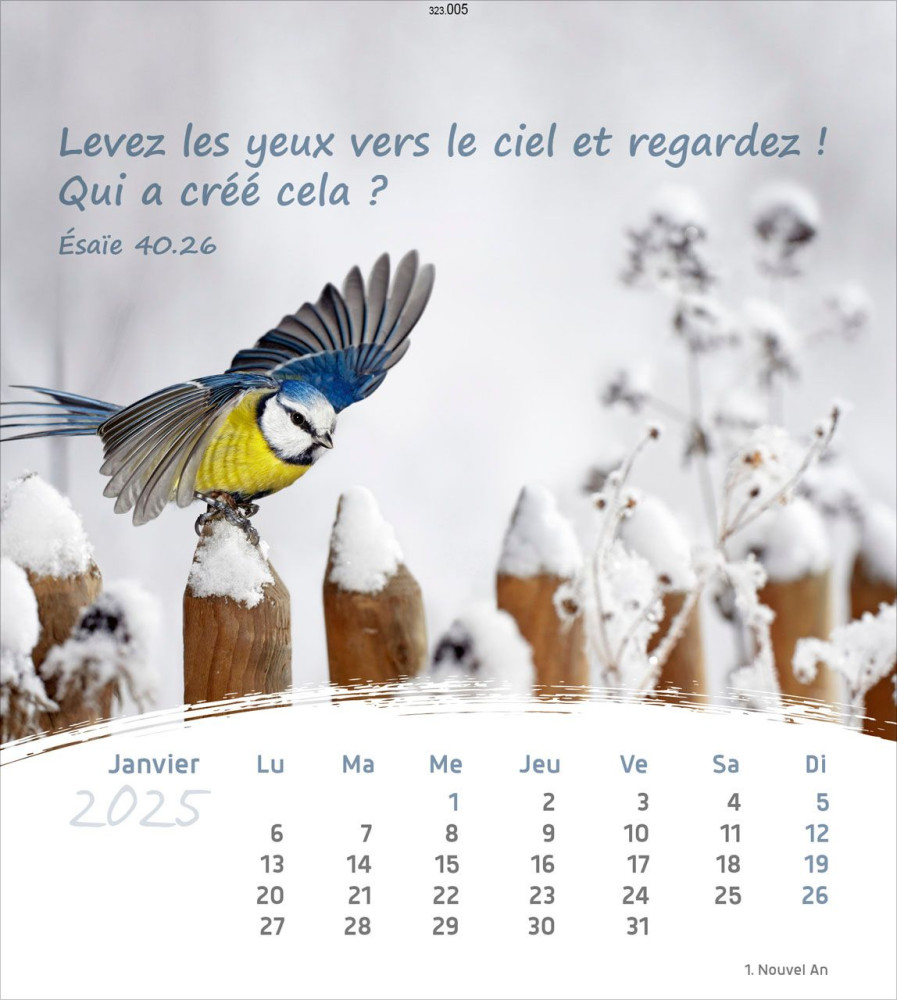 Calendrier La Vie pour toi - français - cartes postales