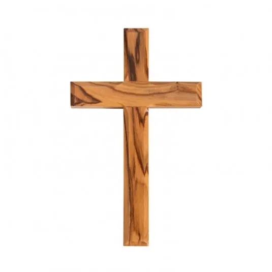 Croix en bois d'olivier - à suspendre