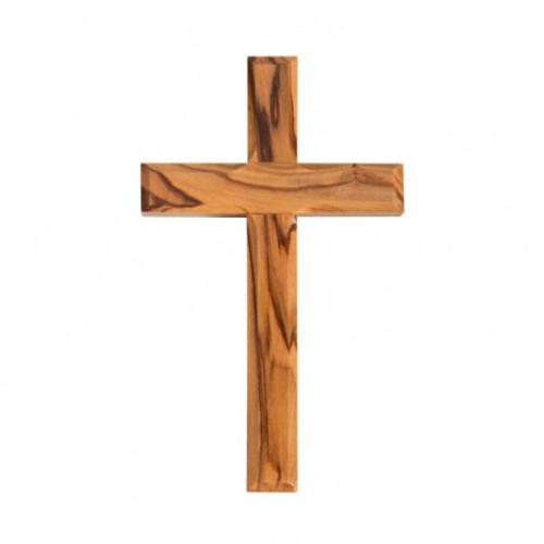 Croix en bois d'olivier - à suspendre