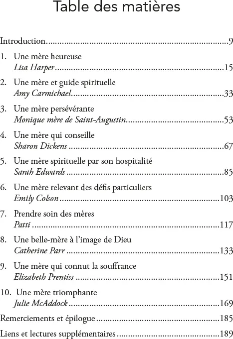 10 femmes Mères spirituelles