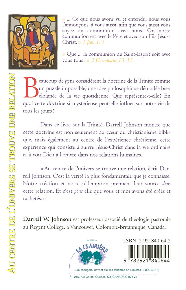 Rendez-vous avec la Trinité... - Notre communauté première