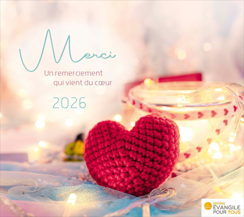 Calendrier 2026 'Merci'
