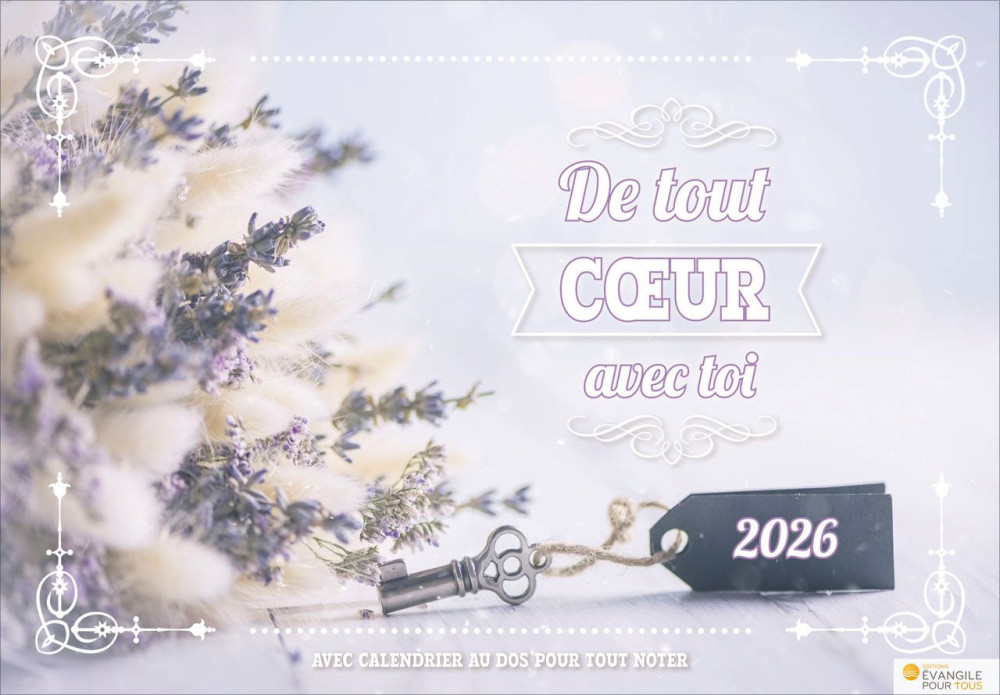 Calendrier 'De tout coeur avec toi'