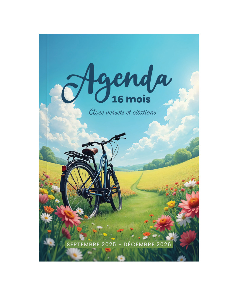  Agenda 16 mois / septembre 2025-décembre 2026 