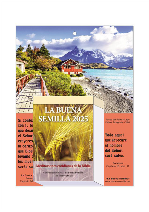Calendrier Bonne Semence Espagnol bloc & plaque - La buena Semilla