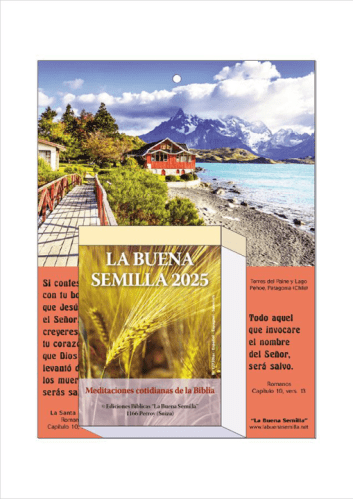 Calendrier Bonne Semence Espagnol bloc & plaque - La buena Semilla