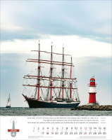 Calendrier Phares - trilingue, poster mural