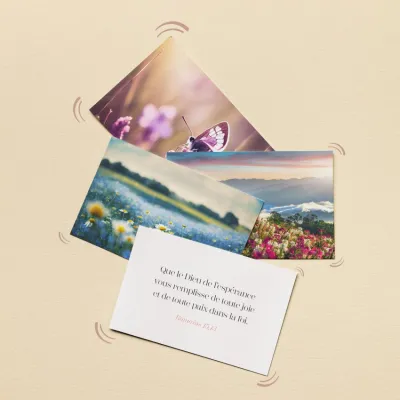 Coffret de 50 versets espérance