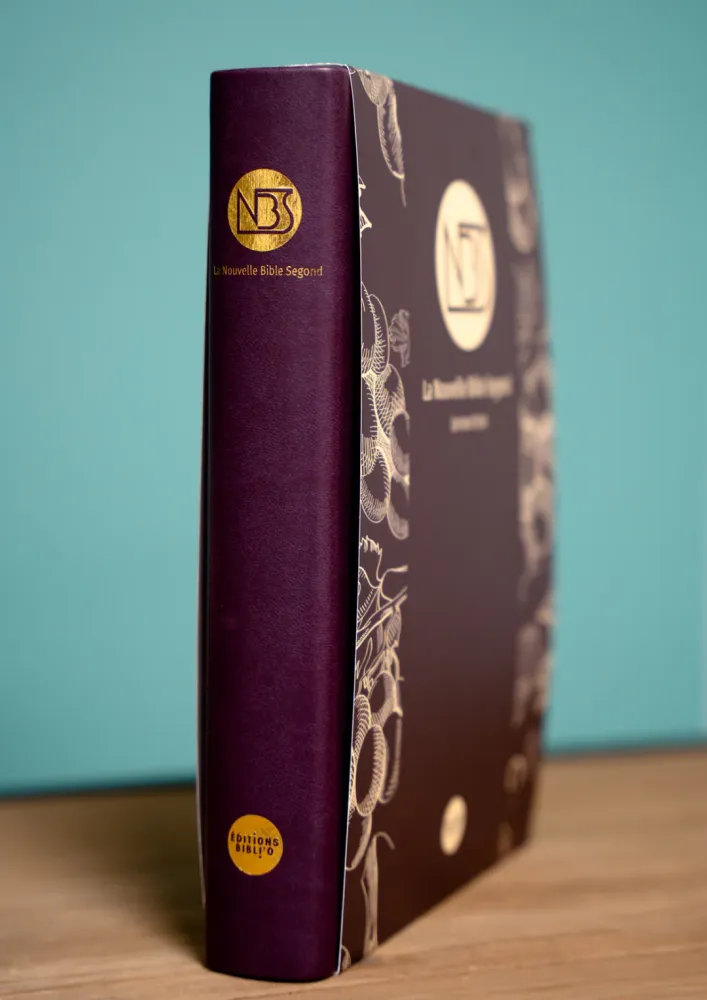 Bible NBS - étude - souple similicuir prune