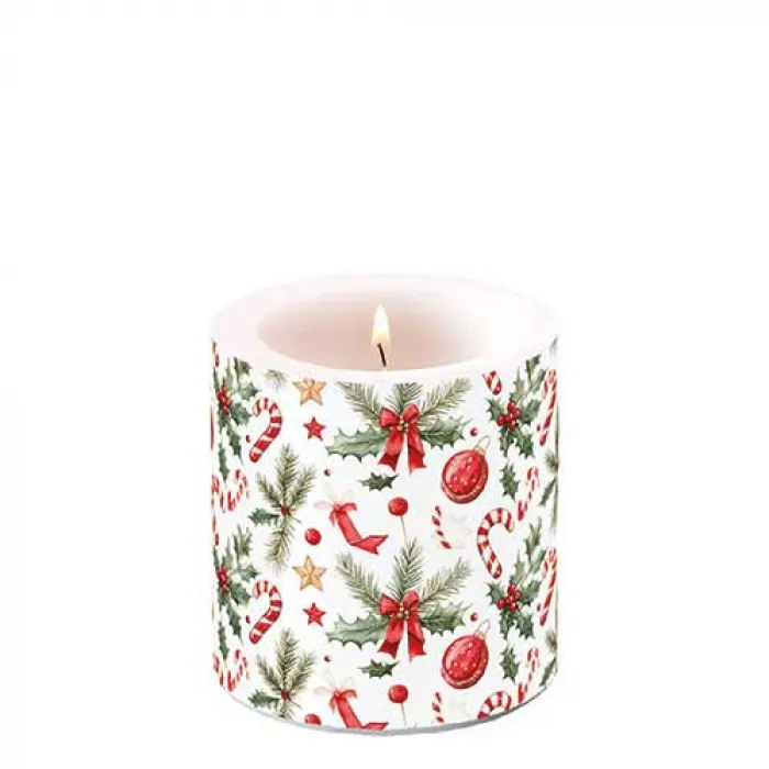 Bougie petite Noël élements