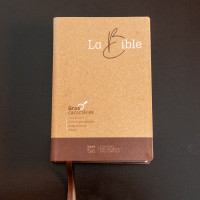 Bible Segond 21, gros caractères - couverture semi-rigide, papier brun chiné en fibres naturelles