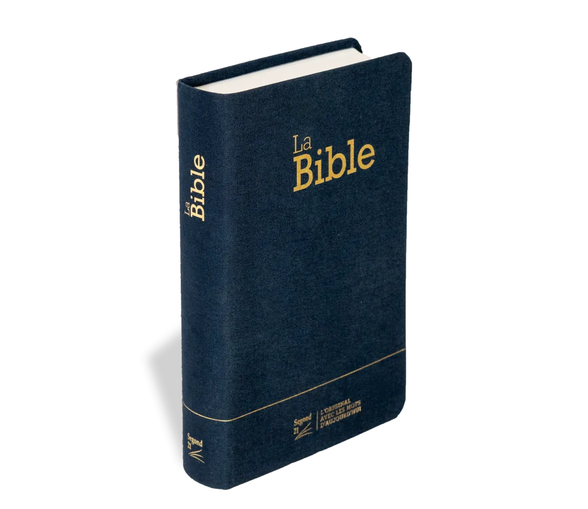 Bible Segond 21 compacte  (Premium style) - Couverture souple bleu marine