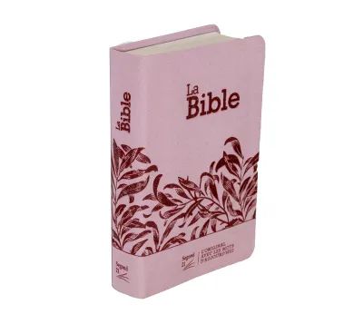 Bible Segond 21 compacte (Premium Style) - couverture souple toile rose et onglets