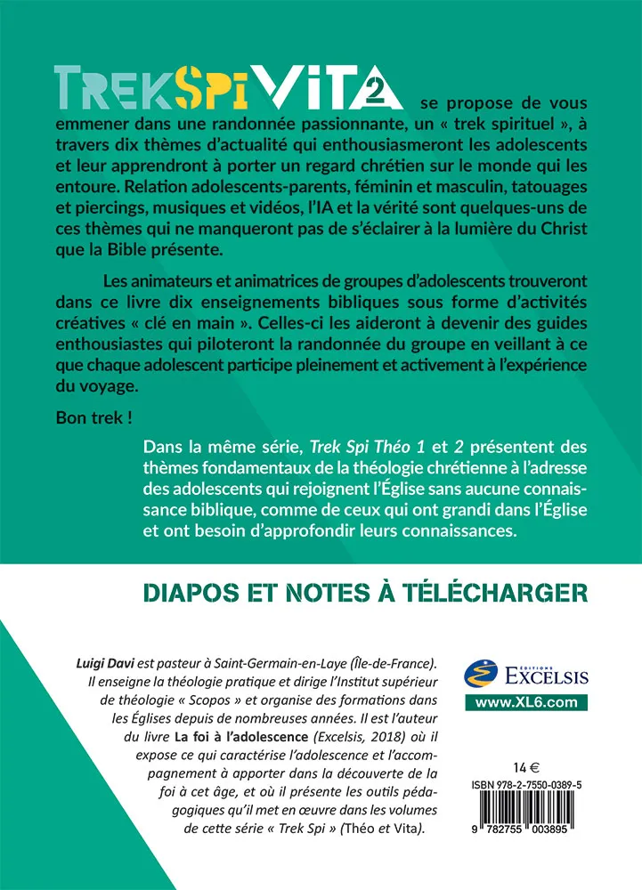 Trek Spi Vita 2 - 10 Padilabi pour animer des groupes de 12-17 ans