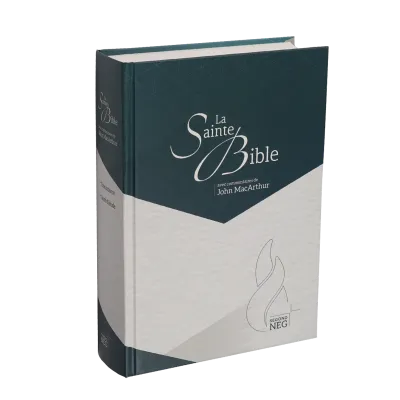 Bible d'étude Segond NEG MacArthur couverture rigide illustrée