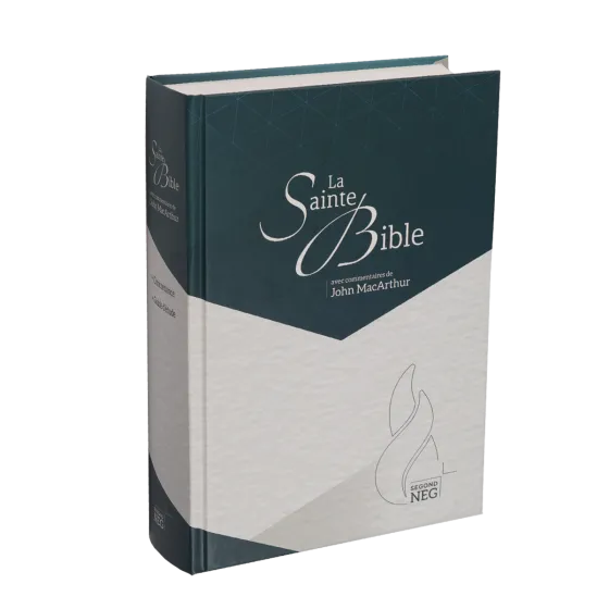 Bible d'étude Segond NEG MacArthur couverture rigide illustrée