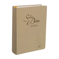 Bible NEG MacArthur semi-rigide, toile beige