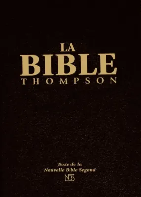 Bible Thompson NBS rigide noir onglets