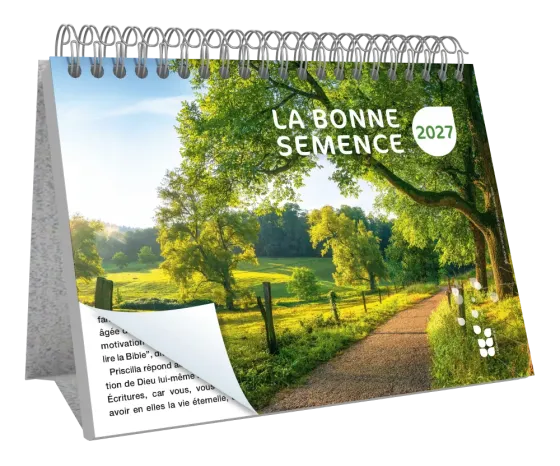 Calendrier Bonne Semence Français Grand format - Gros caractères