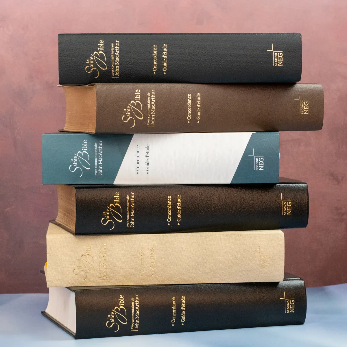 Bible d'étude Segond NEG MacArthur couverture rigide illustrée