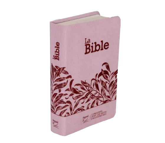 Bible Segond 21 compacte (Premium Style) - couverture souple toile rose et onglets