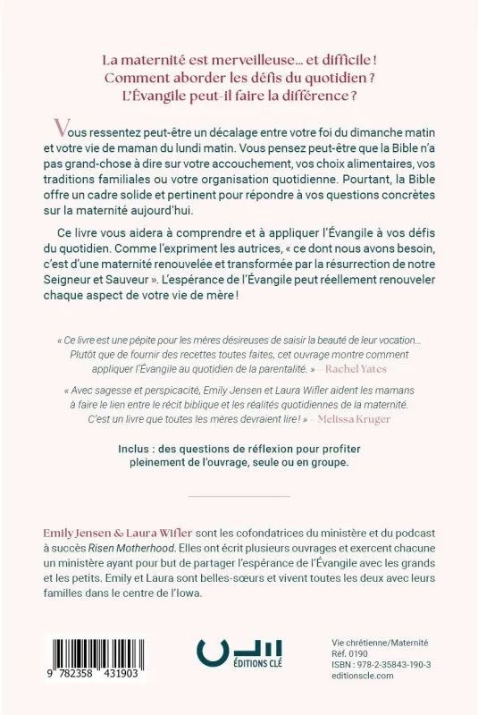 Vers une maternité renouvelée - L'espérance de l'Evangile au quotidien