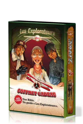COFFRET LES EXPLORATEURS 1 BIBLE + 1 GUIDE LES EXPLORATEURS