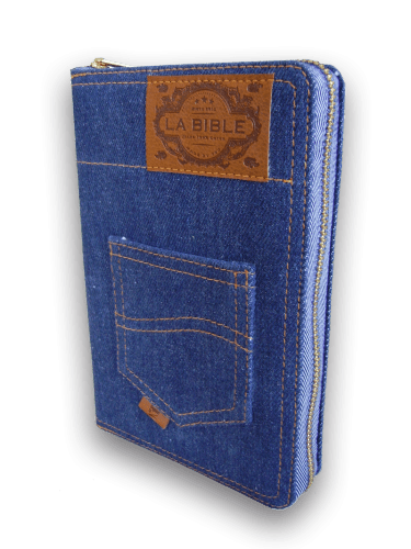 Bible Segond 21 compacte - souple - jeans fermeture éclair