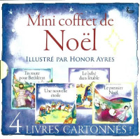 MINI COFFRET DE NOEL - 4 LIVRES CARTONNES