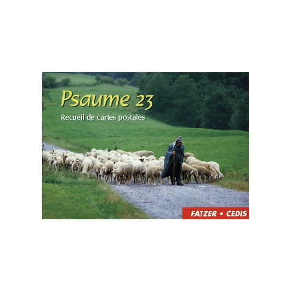 Recueil de 15 cartes postales - Psaume 23