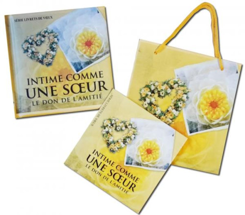 Intime comme une soeur - Mini livre et sac cadeau