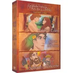 JARDIN D'EDEN, JONAS, SODOME ET GOMORRHE, 3 DVD DESSIN ANIME