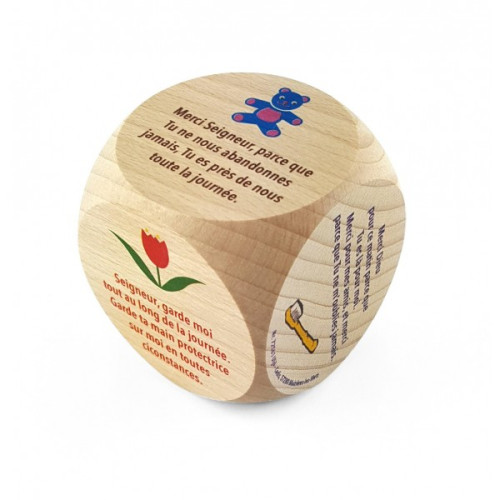 Cube - Prières pour les enfants - 5 cm