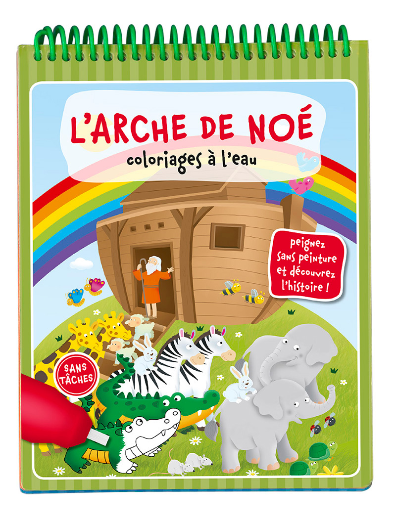 Arche de Noé (L') - coloriages à l'eau