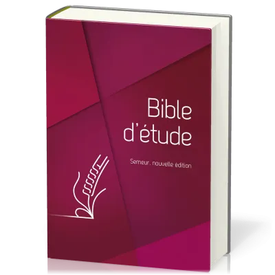 Bible du Semeur 2015 étude rigide rouge