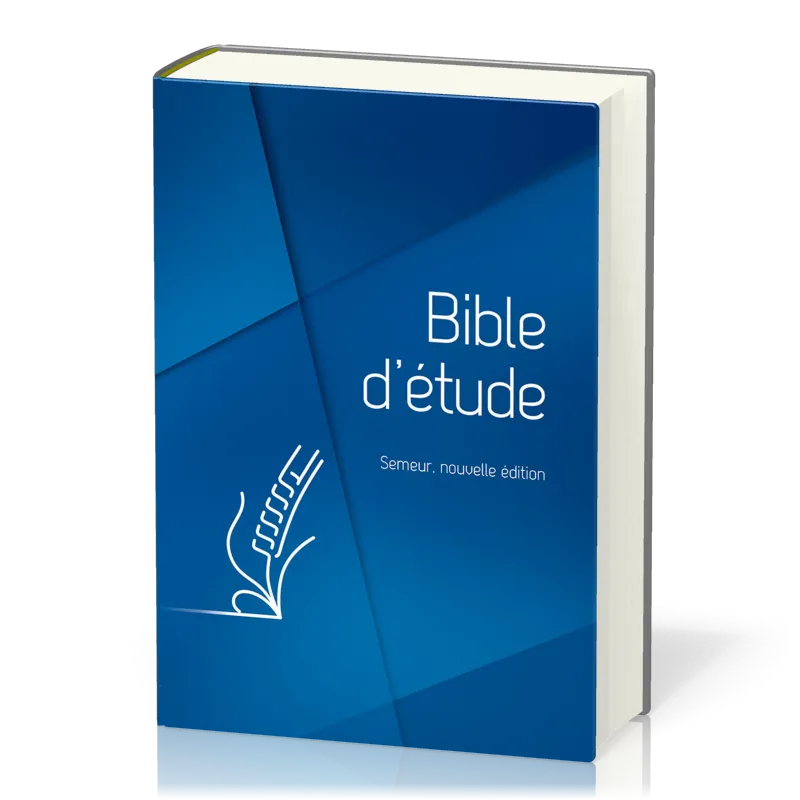 Bible du Semeur 2015 étude rigide bleu