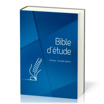 Bible du Semeur 2015 étude rigide bleu