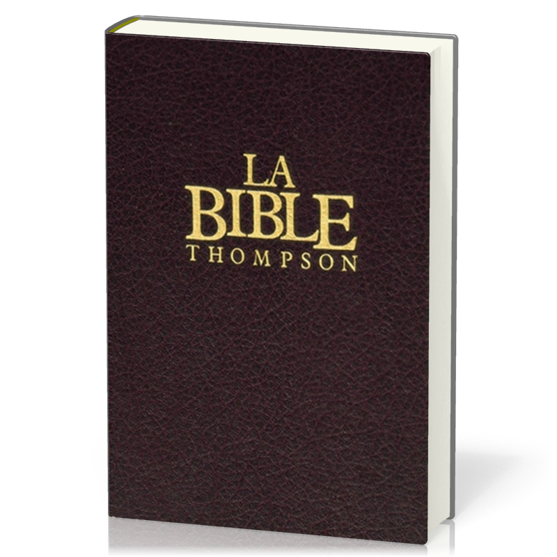 Bible Thompson Colombe rigide grenat