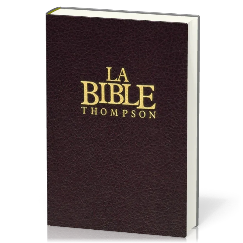 Bible Thompson Colombe rigide grenat
