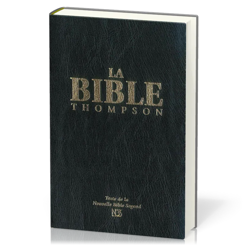 Bible Thompson NBS rigide noir