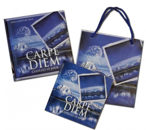 CARPE DIEM - MINI LIVRE ET SAC