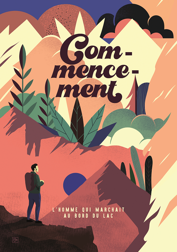 Commencement L'homme qui marchait au bord du lac