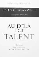 Au-delà du talent - Obtenez des résultats extraordinaires