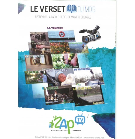 VERSET DU MOIS N. 2 (LE) DVD - APPRENDRE LA PAROLE DE DIEU DE MANIERE ORIGINALE